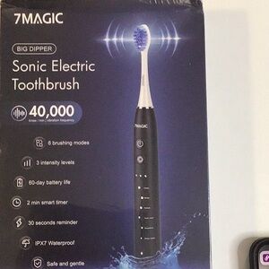 Magic Black Sonic Electric Toothbrush